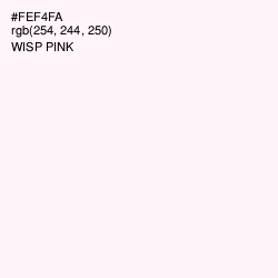 #FEF4FA - Wisp Pink Color Image